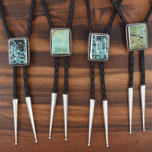 Turquoise Bolo Tie - Choose Your Own Stone - .925 Sterling Silver - Turquoise Bolo - OOAK