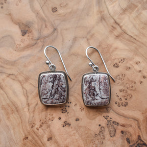 Sonora Jasper Earrings - Earthy Jasper Drop Earrings - Silversmth Earrings