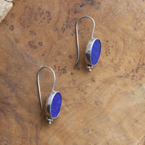 Piper Earrings - Lapis Lazuli Earrings - .925 Sterling Silver - Lapis Drop Earrings - Silversmith