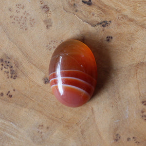 Red Agate Boho Ring - .925 Sterling Silver - Silversmith Ring - Burnt Orange Ring