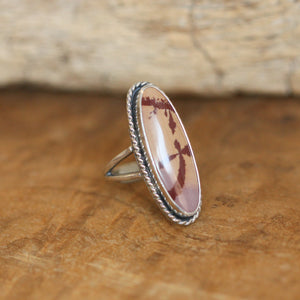 Sonora Jasper Boho Ring - Sonora Jasper Ring - .925 Sterling Silver Ring - Silversmith Ring