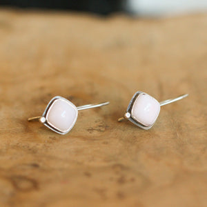 Ready to Ship - Pink Opal Earrings - Sterling Silver Drop Earrings - Stella Earrings - Silversmith