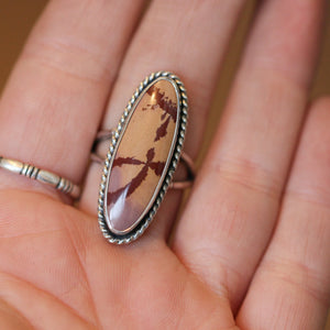 Sonora Jasper Boho Ring - Sonora Jasper Ring - .925 Sterling Silver Ring - Silversmith Ring