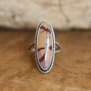 Sonora Jasper Boho Ring - Sonora Jasper Ring - .925 Sterling Silver Ring - Silversmith Ring