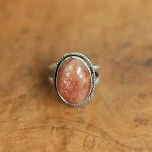 Sunstone Boho Ring - .925 Sterling Silver - Choose Your Own Stone - Silversmith Ring