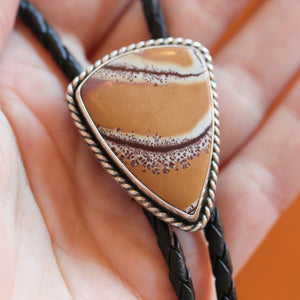 Sonora Jasper Bolo Tie - Big Jasper Bolo - Silversmith Bolo - Sonora Jasper Bolo