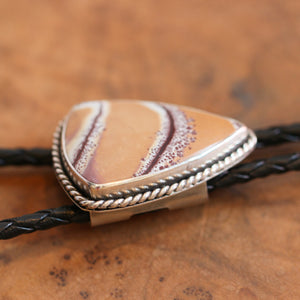 Sonora Jasper Bolo Tie - Big Jasper Bolo - Silversmith Bolo - Sonora Jasper Bolo