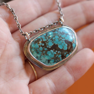 Turquoise Hanging Rock Necklace - Choose Your Pendant - Ready to Ship