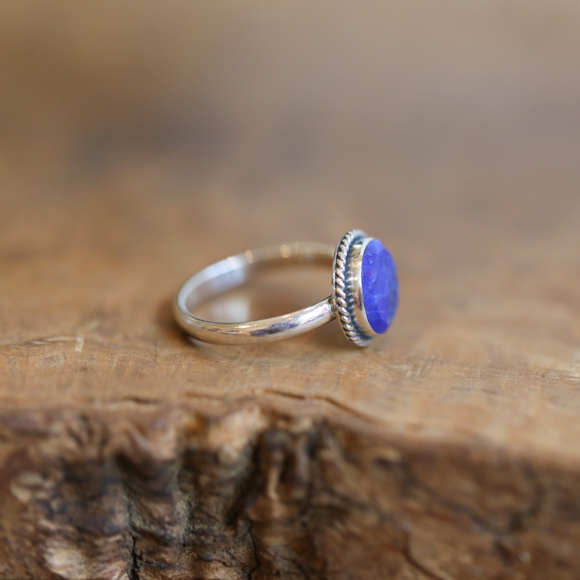 Sterling Silver Lapis buying Lazuli Ring