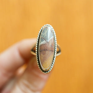 Ready to Ship - Sonora Jasper Boho Ring - Sonora Jasper Ring - .925 Sterling Silver - Silversmith Ring