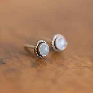 Aquamarine Posts - Aquamarine Studs - March Birthstone - Aquamarine Earrings