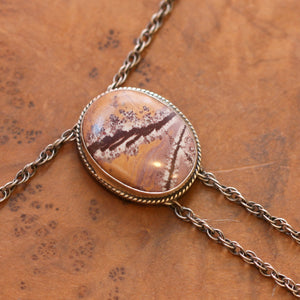 Sonora Jasper Bolo - Sonora Jasper Necklace - Jasper Mock Bolo - Silversmith Bolo - Bolo Style Necklace