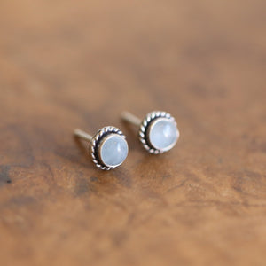 Ready to Ship - Aquamarine Posts - Aquamarine Studs - March Birthstone - Aquamarine Earrings