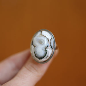 Ocean Jasper Big Ring - .925 Sterling Silver Ring - Silversmith - Choose Your Stone