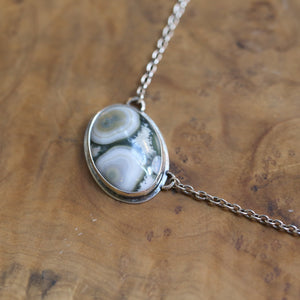 Ready to Ship - Ocean Jasper Pendant - .925 Silversmith - Ocean Jasper Necklace