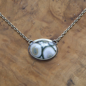 Ready to Ship - Ocean Jasper Pendant - .925 Silversmith - Ocean Jasper Necklace