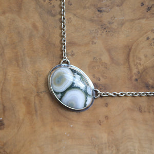 Ready to Ship - Ocean Jasper Pendant - .925 Silversmith - Ocean Jasper Necklace