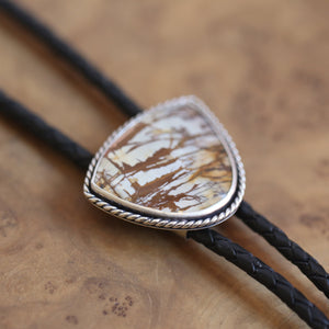 Ready to Ship - Red Creek Jasper Bolo - .925 Sterling Silver - Jasper Bolo Tie