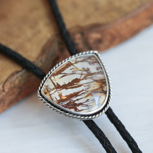 Ready to Ship - Red Creek Jasper Bolo - .925 Sterling Silver - Jasper Bolo Tie