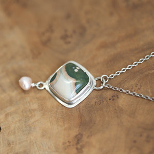 Choose your Ocean Jasper Pendant - .925 Silversmith - Ocean Jasper Necklace - Ready to Ship