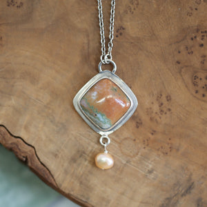 Choose your Ocean Jasper Pendant - .925 Silversmith - Ocean Jasper Necklace - Ready to Ship