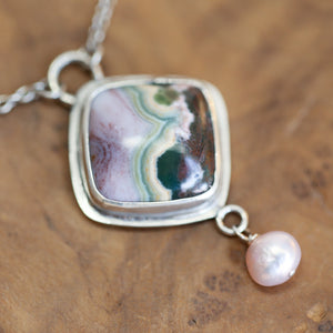 Choose your Ocean Jasper Pendant - .925 Silversmith - Ocean Jasper Necklace - Ready to Ship