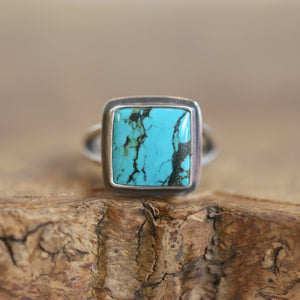 Turquoise Ring - Choose your Turquoise Stone - Sterling Silver Ring - Silversmith Ring