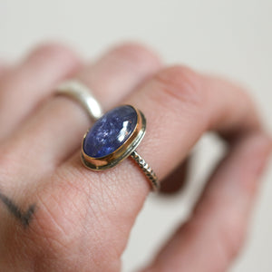 Tanzanite Ring - 14K Gold Ring - Gold Tanzanite Ring - Goldsmith - Natural Tanzanite