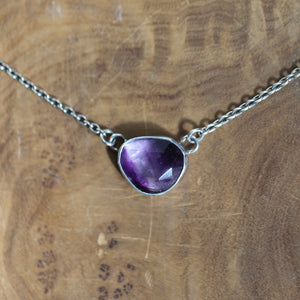 Trapiche Amethyst Necklace - Ready to Ship - Choose Your Purple Amethyst Pendant