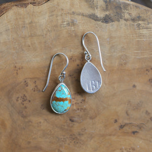 Ready To Ship - Turquoise Drop Earrings - Choose Your Pair - .925 Sterling Silver