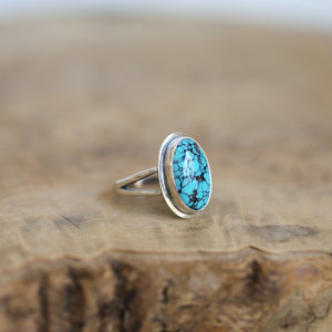 Turquoise Ring - Choose your Turquoise Stone - Sterling Silver Ring - Silversmith Ring