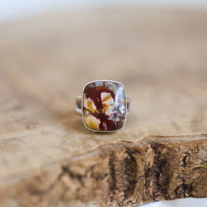 New Choose Your Stone - Red Creek Jasper Ring - .925 Sterling Silver Ring