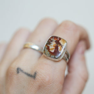 New Choose Your Stone - Red Creek Jasper Ring - .925 Sterling Silver Ring