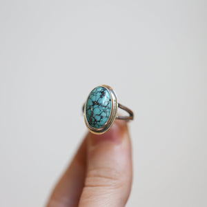 Turquoise Ring - Choose your Turquoise Stone - Sterling Silver Ring - Silversmith Ring