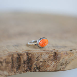 Spiny Oyster Ring - Silversmith Ring - Spiny Oyster - Chili Pepper Ring - Sterling Silver Ring