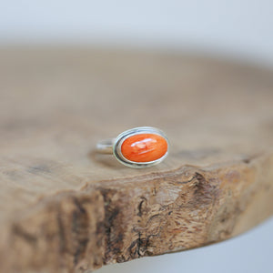 Spiny Oyster Ring - Silversmith Ring - Spiny Oyster - Chili Pepper Ring - Sterling Silver Ring