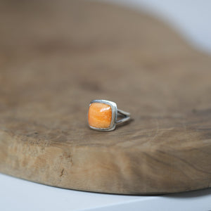 Spiny Oyster Ring - Silversmith Ring - Spiny Oyster - Chili Pepper Ring - Sterling Silver Ring