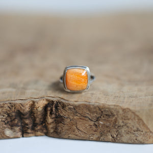 Spiny Oyster Ring - Silversmith Ring - Spiny Oyster - Chili Pepper Ring - Sterling Silver Ring