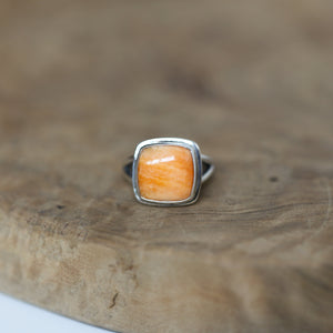 Spiny Oyster Ring - Silversmith Ring - Spiny Oyster - Chili Pepper Ring - Sterling Silver Ring