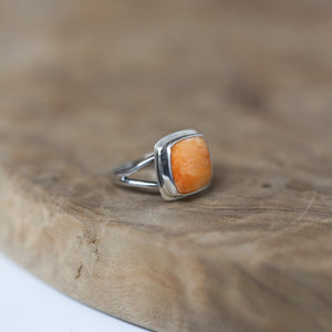 Spiny Oyster Ring - Silversmith Ring - Spiny Oyster - Chili Pepper Ring - Sterling Silver Ring