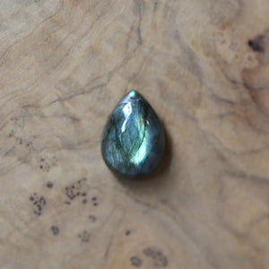 Big Labradorite Ring - .925 Sterling Silver - Choose your Own - Flashy Labradorite Pear