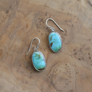 Royston Turquoise Earrings - Choose Earrings - .925 Sterling Silver - OOAK