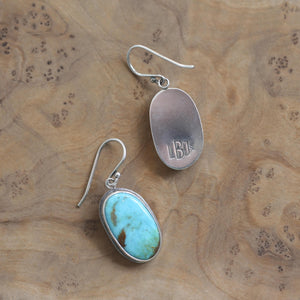 Royston Turquoise Earrings - Choose Earrings - .925 Sterling Silver - OOAK