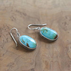 Royston Turquoise Earrings - Choose Earrings - .925 Sterling Silver - OOAK