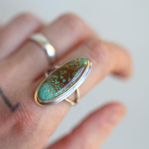 Ready to Ship - Royston Turquoise Ring - OOAK Royston Ring - Nevada Turquoise