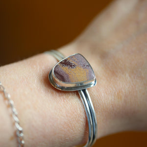 Sonora Jasper Bracelet - Jasper Cuff Bracelet - Sonora Jasper Bangle - OOAK