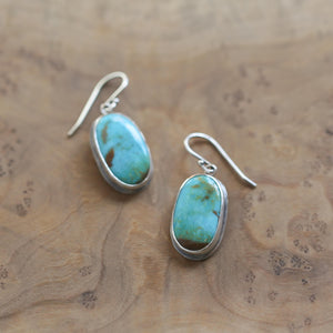 Royston Turquoise Earrings - Choose Earrings - .925 Sterling Silver - OOAK