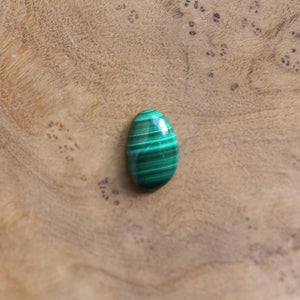 Delica Ring - Malachite Ring - .925 Sterling Silver - Malachite Stacker - Silversmith