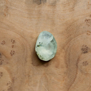 Green Prehnite Chunky Boho Ring - Faceted Prehnite Ring - Silversmith Ring