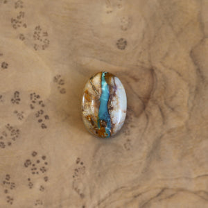 Royston Ribbon Boho Ring - OOAK Royston Ring - Royston Ribbon Turquoise Ring